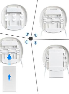 路由器挂支壁架用于TP-L置i7nkDecoM4DecoM4/E4/P9/S收纳整理物架