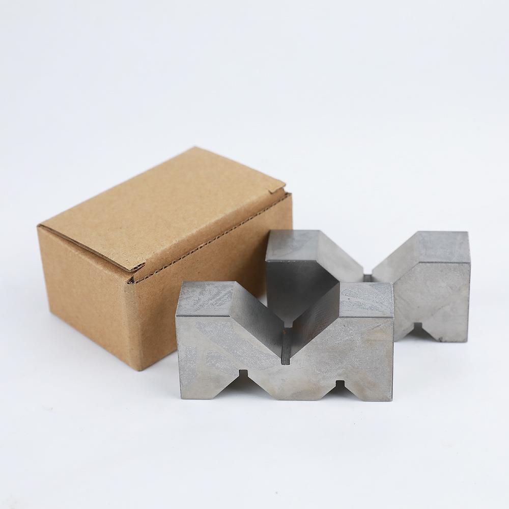 钢V制精密型架垫2件套M型等高V形块划线V型铁块M型架三口V型台检