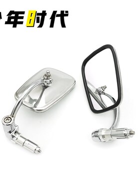 适用凯旋765 1200RS T120 Thruxton Rocket3 凯旋400 手把镜