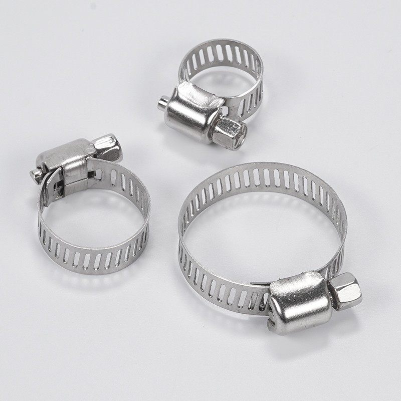 304不锈钢卡箍卡扣水管固定夹收紧箍抱箍喉箍卡箍管卡子钢丝加宽