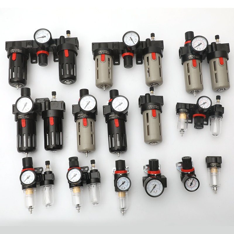 二联件AFC2000调压过滤阀空气油水分离器带气动接头