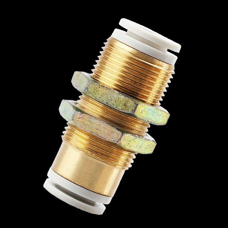 气动PM快速隔板穿板直通接头KB2E/KQ2E/4 06 08 10 12-00串板接头