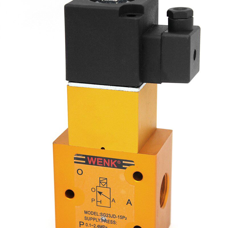 WENK高压电磁阀SG23JD-8P 15P 高压三通吹气阀LT YH23JD-8P2 15P2