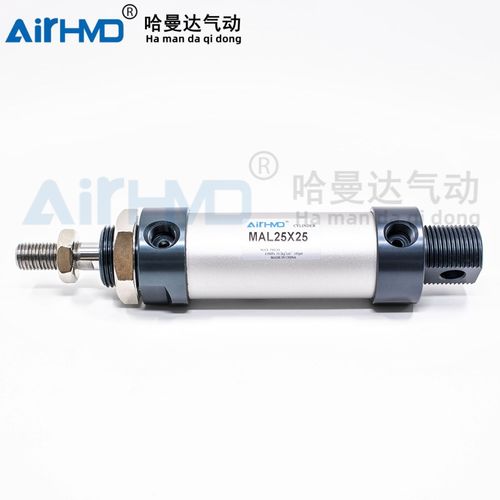 气动铝合金迷你气缸MAL20X25/50/75/100/125/150/175/200*300-SCA