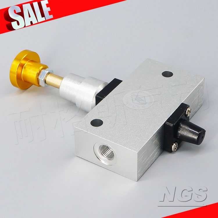 油气回收阀ZILIQIDONG二位三通自动复位按钮机械阀K23H3-06