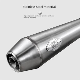 本田Cgx150改进型右侧单出口小鱼口排气管全断面声波低下沉厚度专