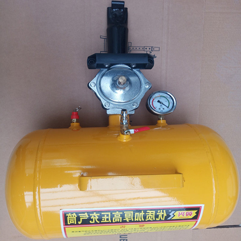 气爆真空胎爆充器 轮胎维修打气工具 高压充气筒储气罐压力表包邮