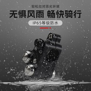 适用本田CB190ss改装复古多功能开关铝合金转向灯铝合金双闪按钮
