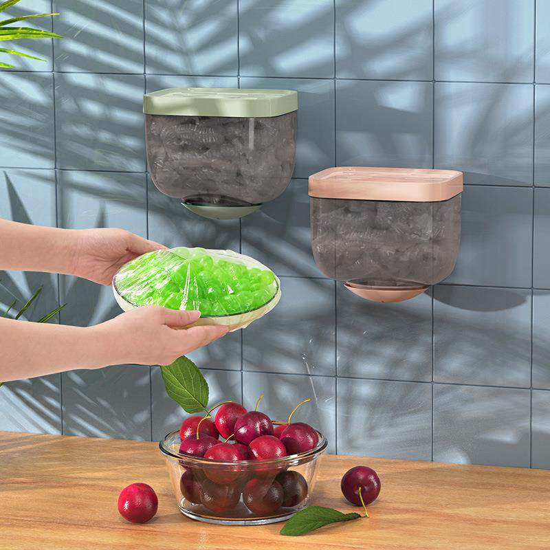 创意厨房保鲜膜收纳盒 家用保鲜袋收纳盒 免打孔壁挂保鲜套收纳盒,收纳整理,首饰盒,淘宝优惠券,粉丝福利购,淘宝优惠卷