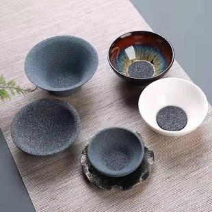 无孔茶漏茶滤氧化铝矿石创意滤茶器陶茶具配件公道杯分茶过滤套装