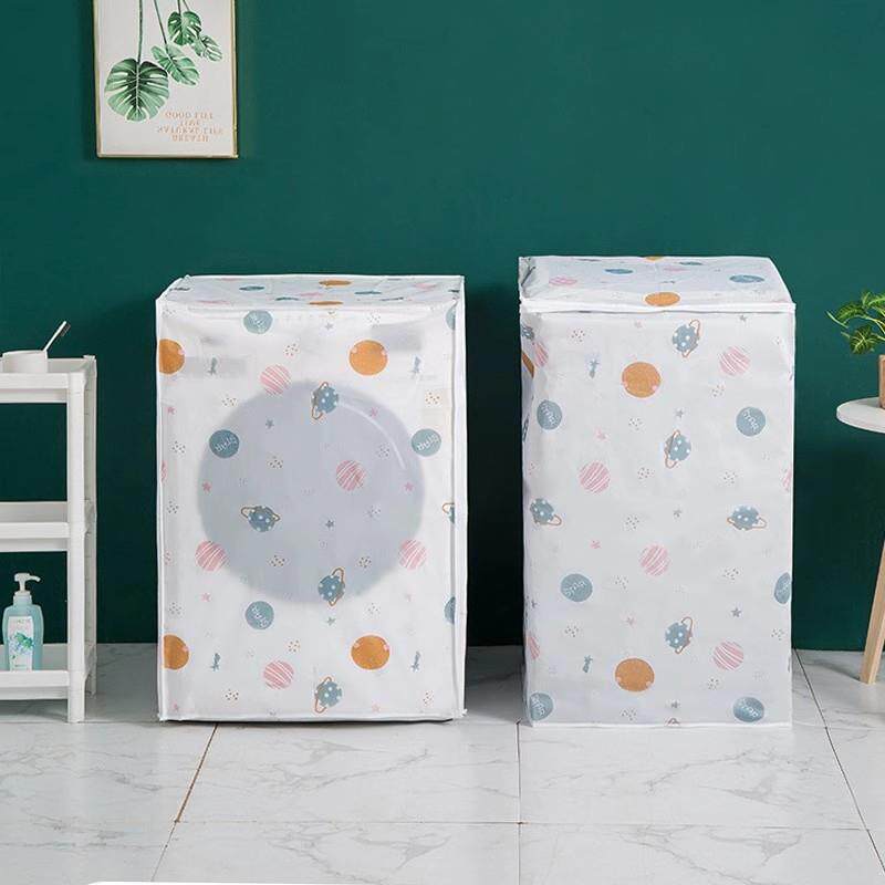 PEVA洗衣机罩防水防晒全自动上开波轮加厚通用防尘罩滚筒洗衣机套