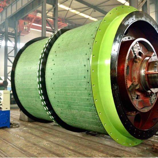 解决多层缠绕时乱绳现象减少钢丝绳磨损新型平行折线绳槽塑料衬板