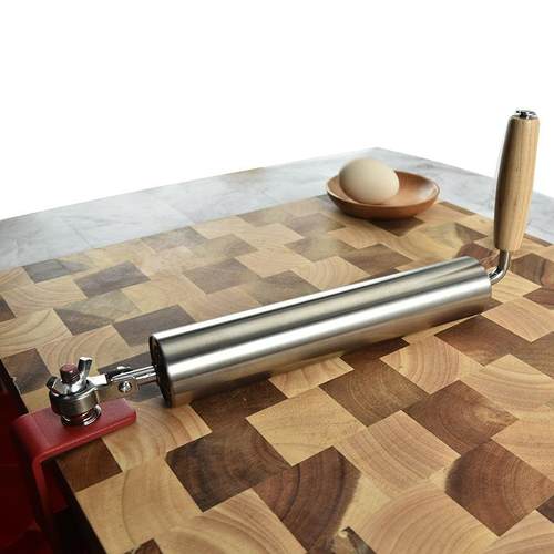 简易擀饺子皮器擀面棍不锈钢擀皮宝厨房擀面器