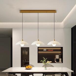 天然云石餐厅吊线灯宋式美学客厅书房茶桌高端精致新中式全屋灯具