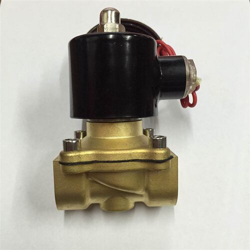 H牌全铜常闭电磁阀水阀气阀黄铜电磁阀2分4分6分1寸2寸AC220DC24V