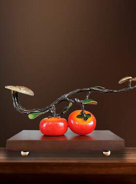 中国风事事如意喜庆黄铜摆件乔迁新居F玄关客厅装饰送礼品礼物国