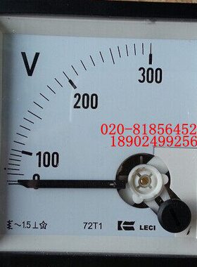 交流电压表72T1-300V  250V 450V 500V 600V SQ-72 72T1 72L1