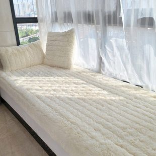 主卧小阳台垫子飘窗垫加厚毛绒飘窗毯坐垫公主房间装饰窗台垫新款