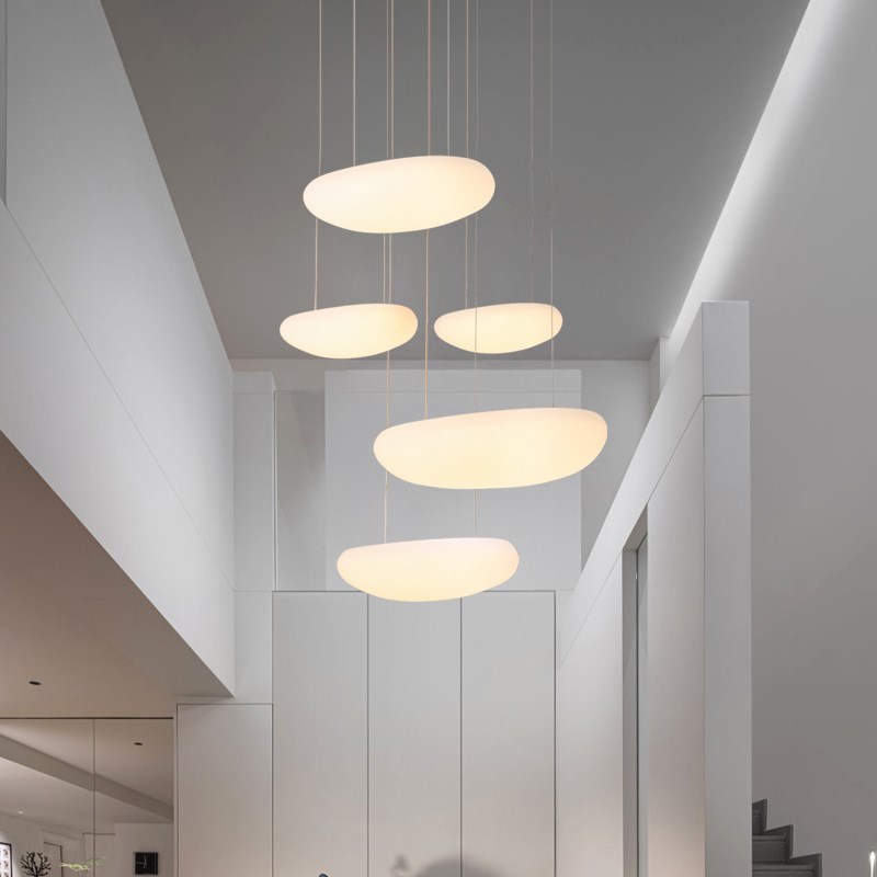 2025新款鹅卵石吸顶灯主卧房间主灯书房风餐厅灯具现Y代简约卧室