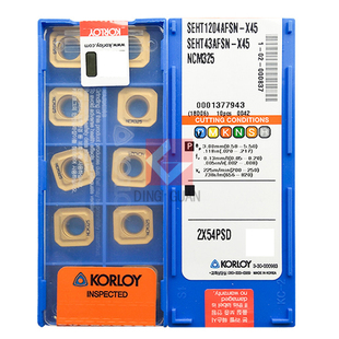 X45 正品 SEHT1204AFSN 数控刀片 NCM325 韩国克洛伊