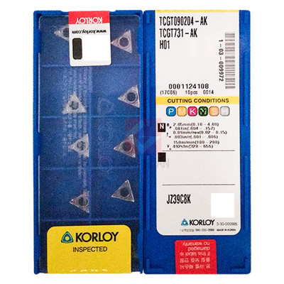 正品 韩国克洛伊 数控刀片 数控刀粒 TCGT090204-AK H01