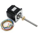 史低 螺旋升降 电动推杆 导程0808梯形丝杠 57直线步进电机