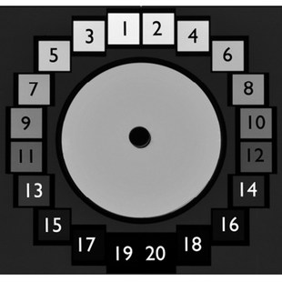 ISO 本 14524标准衍生定制标定板 版 OECF20测试图卡1.000.000
