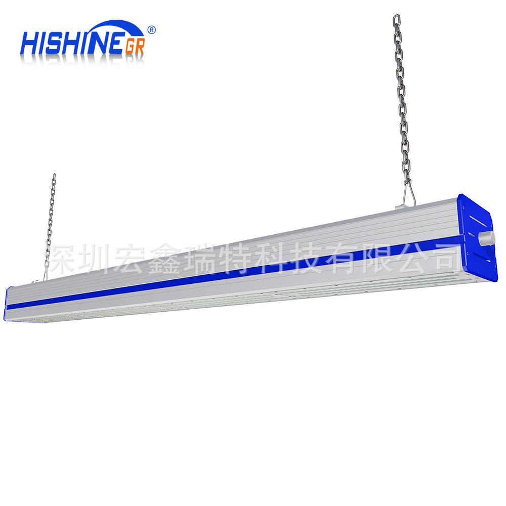 私模挤压铝60 90 120度发光长条形线性工矿灯 150W仓库灯具防水款