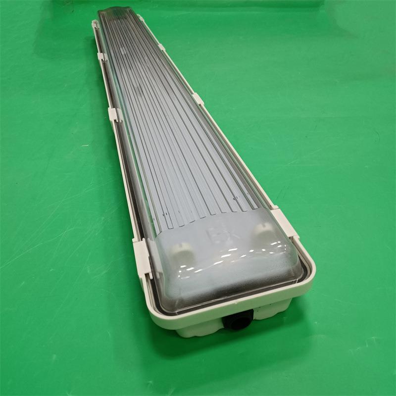 新款全塑防爆三防灯IP65防爆三防灯外壳T8双管应急三防灯防爆灯