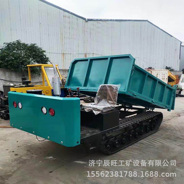 供应矿用履带运输车山地果园变速箱带升降爬坡履带运输车