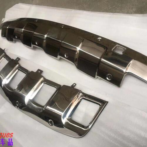 适用奔驰ML前W164后GL保险杠ML350下电镀ML300饰板ML500护杠包围