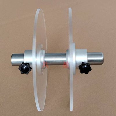 纸管内孔65MM铝合金挡料盘模切机挡板胶带收卷固定盘载带压紧挡圈