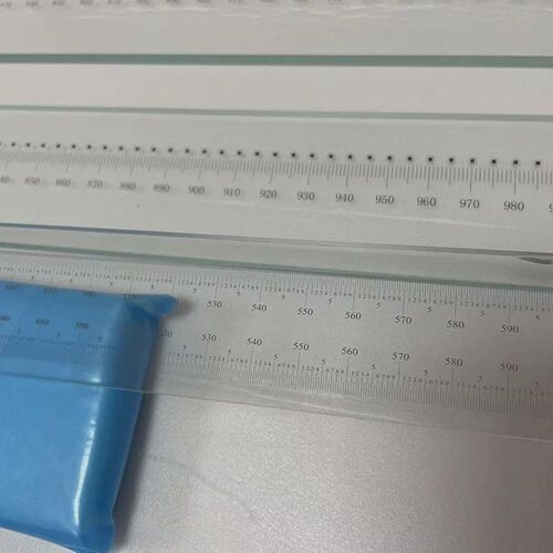 二等玻璃线c纹尺光学计量校正刻度尺200mm高精度尺光栅尺工厂现货