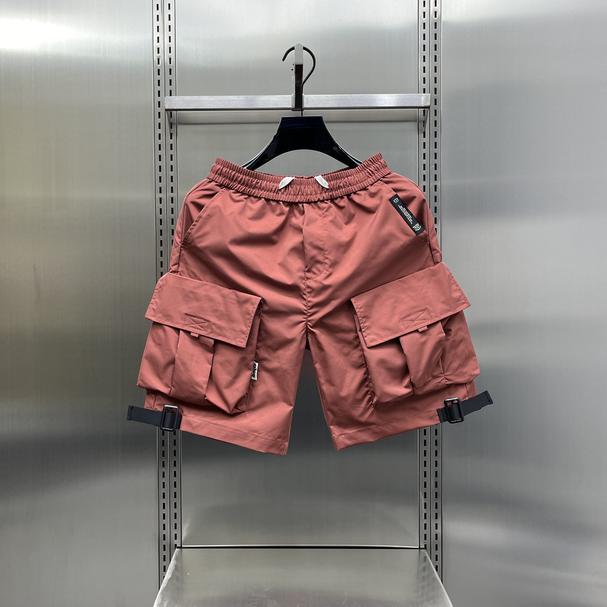 潮牌美式机能工装短裤男士夏季潮流大口袋多色银光炫彩情侣五分裤,男装,短裤,淘宝优惠券,粉丝福利购,淘宝优惠卷