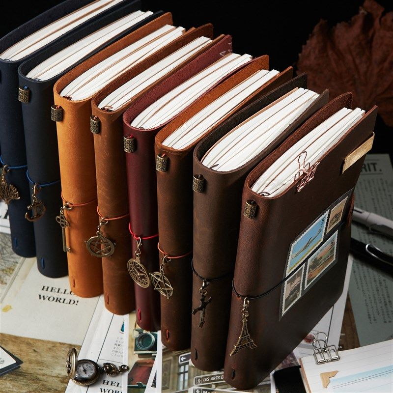 旅行手帐本定制日记本 笔记本文具复古 牛皮本子手工记事活页手账,文具电教/文化用品/商务用品,笔记本/记事本,淘宝优惠券,粉丝福利购,淘宝优惠卷