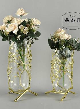 欧式创意花瓶摆件客厅插花现代简约家居电视柜玄关桌面装饰品摆设