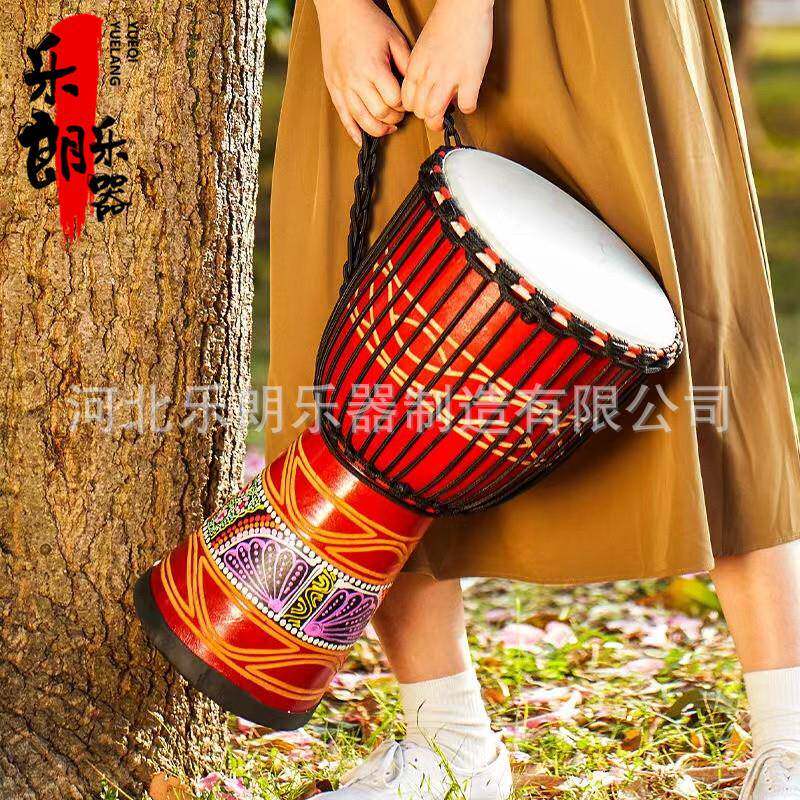 非洲鼓乐拍器标准8ZGM寸10寸专业打手鼓童初学专业击工厂儿全套