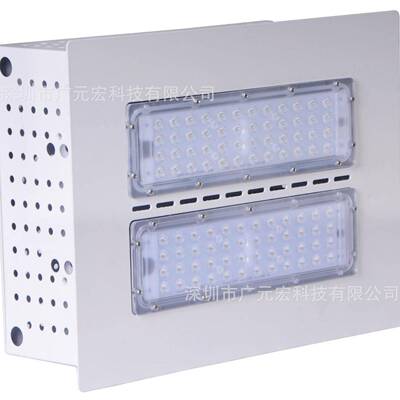 深圳LED嵌入式吊装式罩棚灯加油站灯100W150W200瓦明纬吸顶式