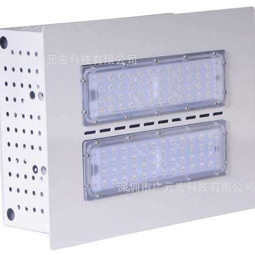 深圳LED嵌入式吊装式罩棚灯加油站灯100W150W200瓦明纬吸顶式