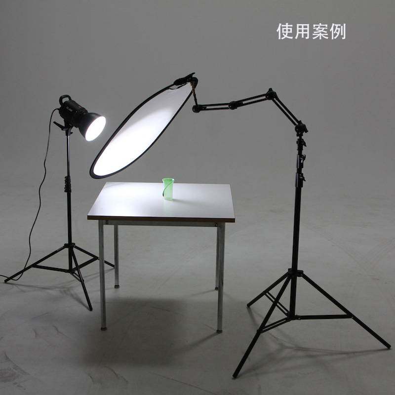 两节双管怪手万向支架魔术手臂摄影延伸杆俯拍直播支撑图曼富相机