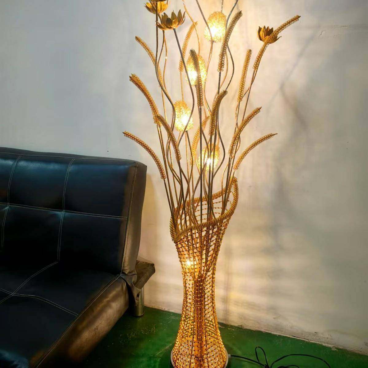 现代时尚红色喜庆新婚卧室床头台灯婚庆送礼装饰客厅床头落地灯