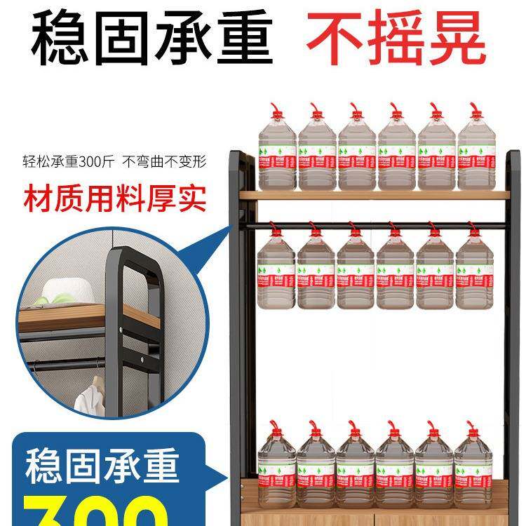 实木衣帽架落地卧室挂衣架轻奢多功能置物架简易家用立式收纳衣柜