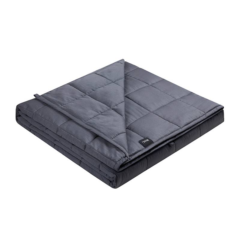 亚马逊纯棉weightedblanket重力被全棉贝贝绒毛毯夏凉被航空加重