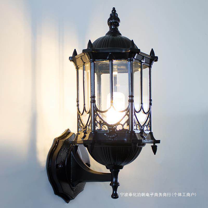 户外防水欧式LED壁灯复古阳台走廊路灯室外花园灯别墅庭院过道灯