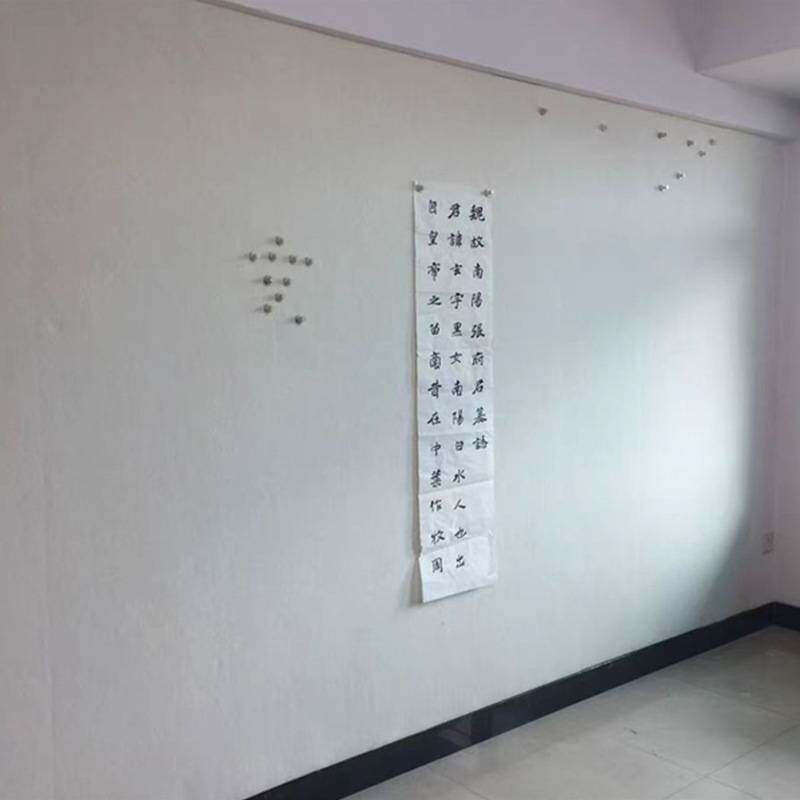 磁性毛毡墙 磁力墙贴 书画镀锌铁皮自粘 书法展示磁铁 磁吸毛毡墙