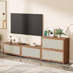 超薄电视柜小户型超窄简约现代客厅组合新款茶几边柜地柜家用储物