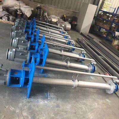 立式不锈钢耐腐蚀液下长轴泵槽罐泵316L304液下泵耐磨