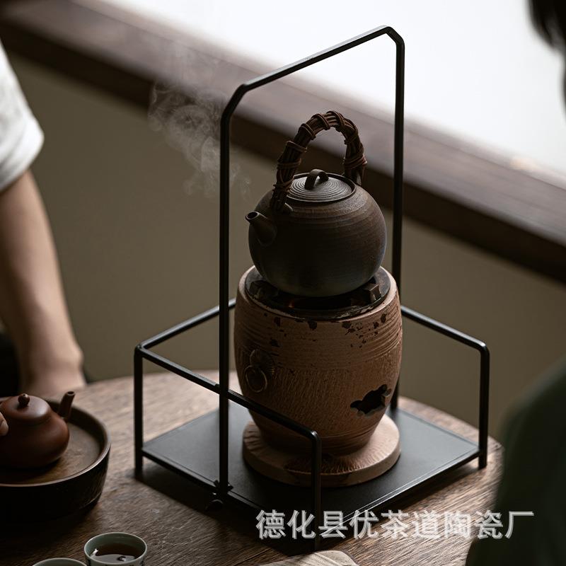 铁艺凉炉架花架手工铸铁茶道配件炭炉电陶炉防烫隔热垫