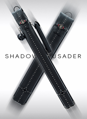 VIBRANT十字架四孔五孔轻便皮质铆钉高级中八通用大头杆台球杆包