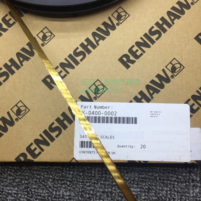 RGS40-S全新雷尼绍RENISHAW读数头光栅尺镀金钢带HK-0400-0002